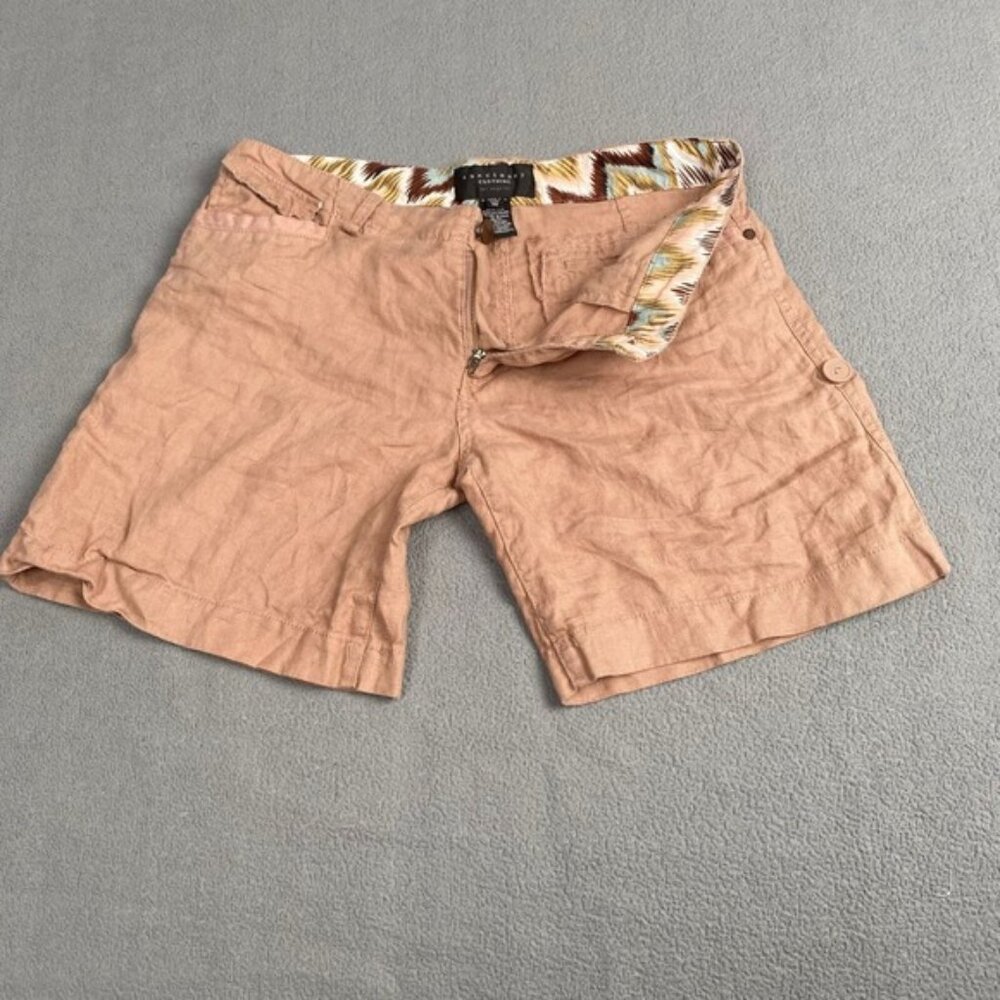 Sanctuary Clothing Women's size 28 Pink Los Angeles‎ 100% Linen Shorts,Pockets
